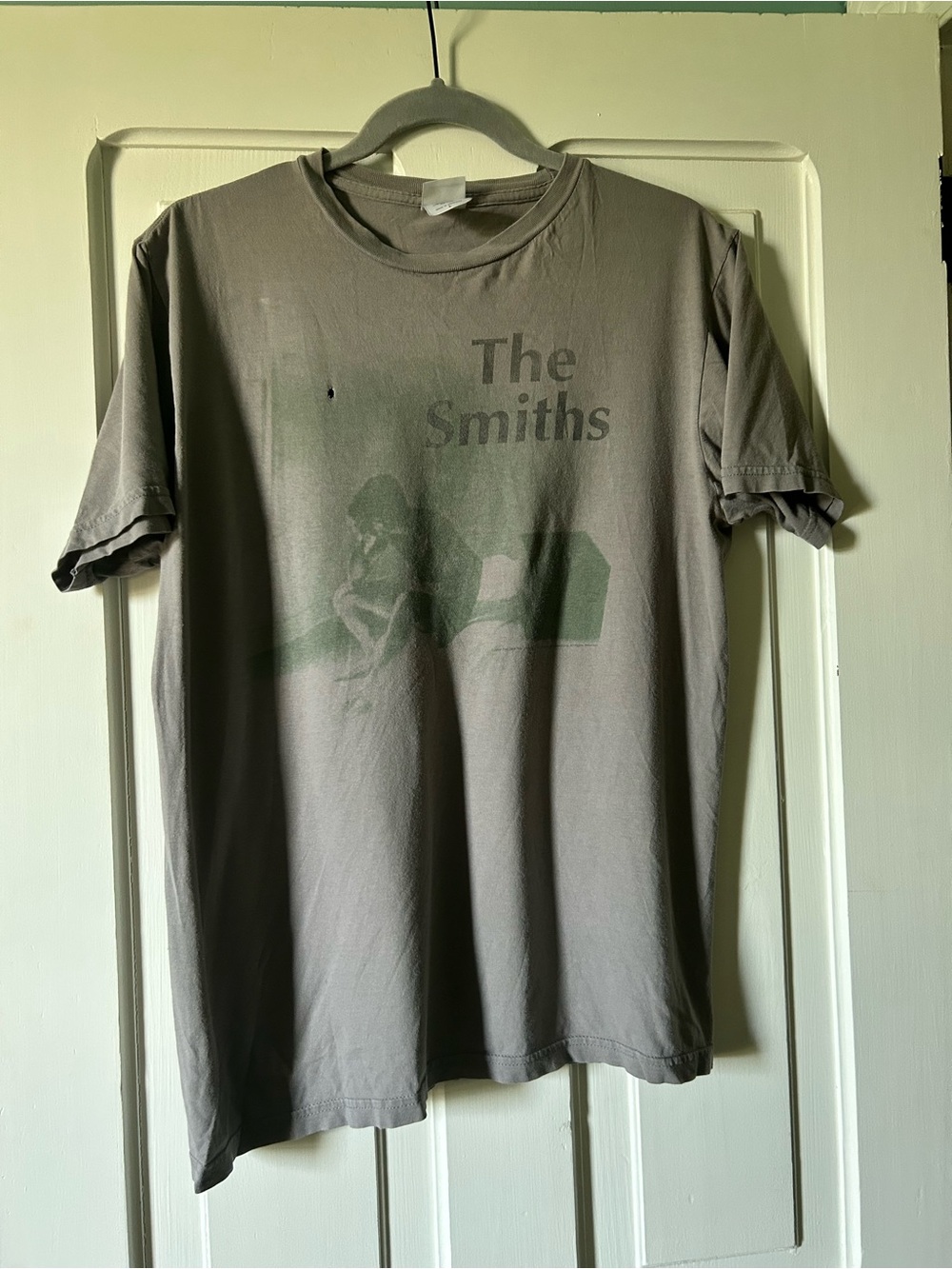 The Smiths Distressed Short Sleeve Graphic Tee - Gray